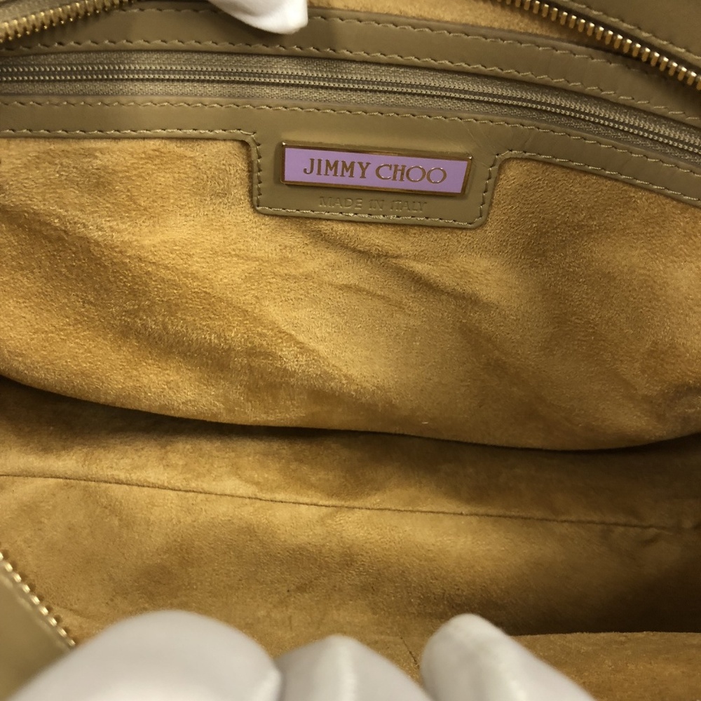 NEW JIMMY CHOO Catherine Satchel Box Bag Calfskin - Picture 7 of 8